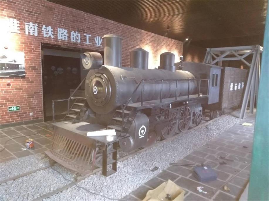 托克逊县蒸汽火车模型